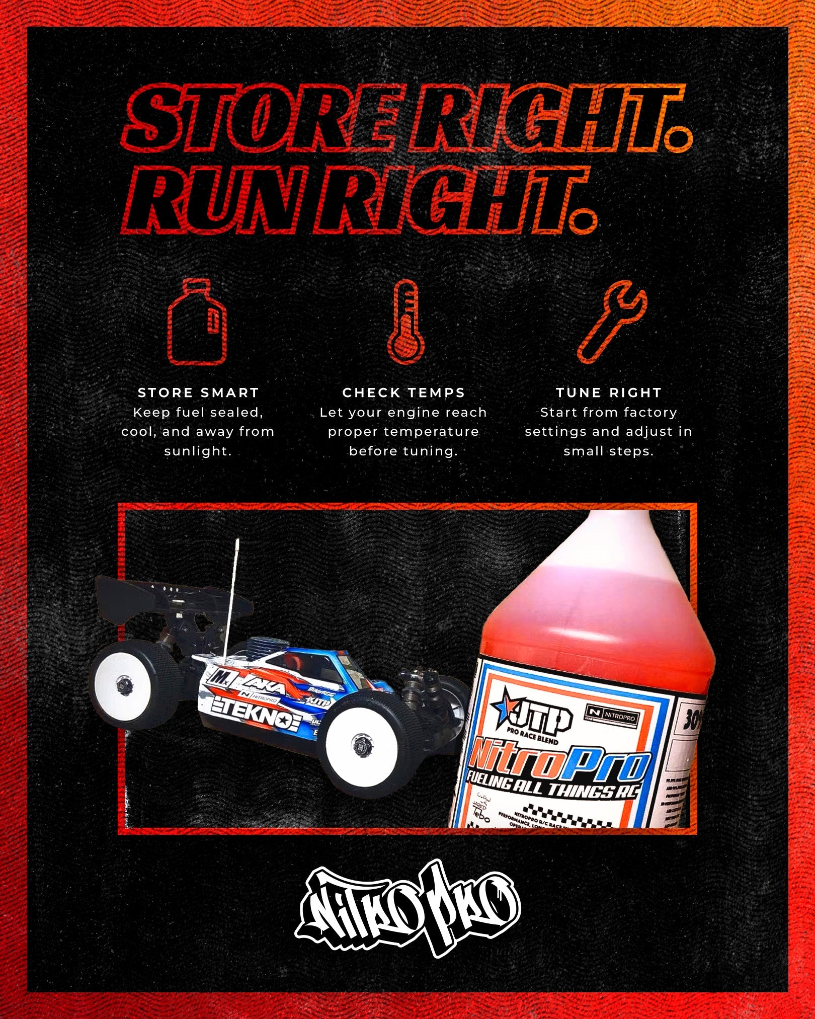 NitroPro JTP Blend Nitro Fuel (1 gallon)